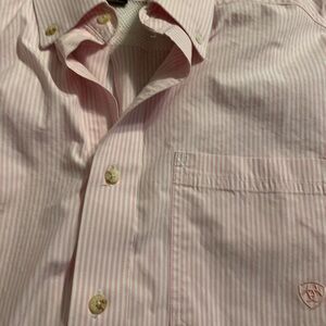 Ariat Pink Casual Button Down Shirt